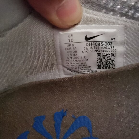 Nike Air Vapormax 2021 Flyknit Bold Blue DH4085-002 Men's Size US 10 / EU 44 - Picture 13 of 14